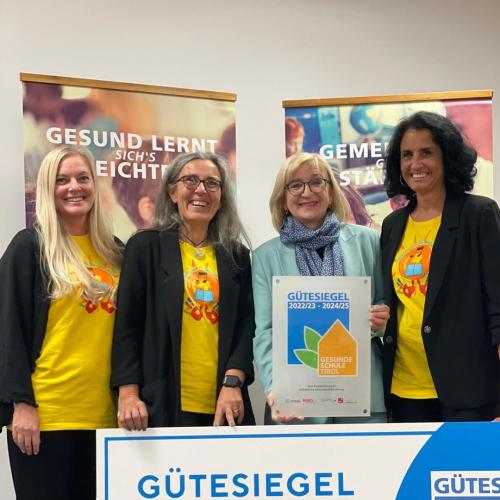 Gütesiegelverleihung "Gesunde Schule"