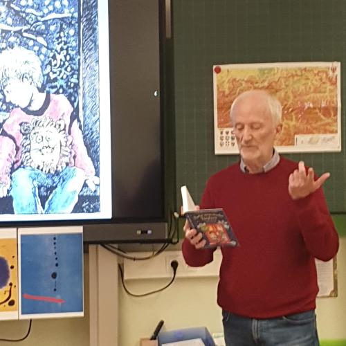 Adventlesung mit unserem Lesepaten Othmar