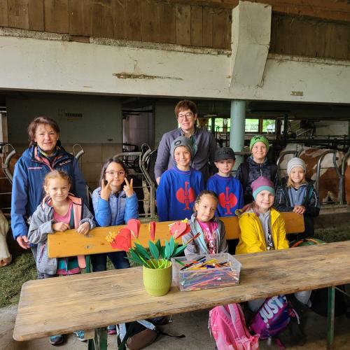 Besuch am Bauernhof in Buch bei Fam Heim- Mai2024