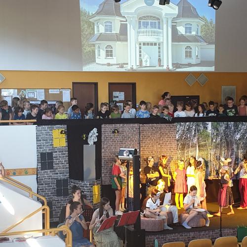 Musicalproben zum Mausical 2024