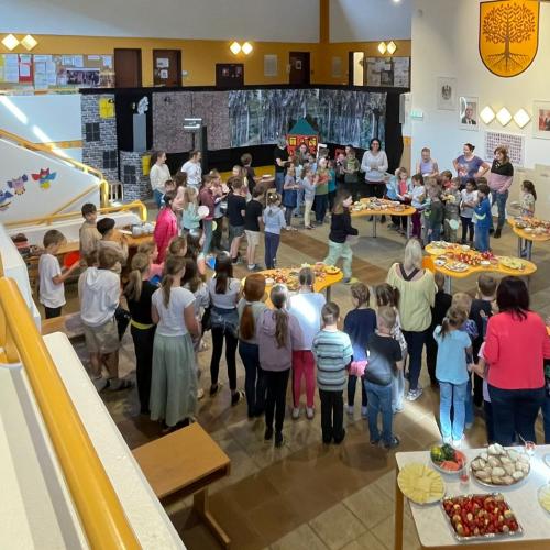 Schulbuffet "Gesunde Schule"- 1B Klasse
