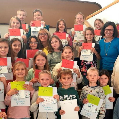 Auszeichnungen der Bücherei für Lesepässe- Sommer 2024