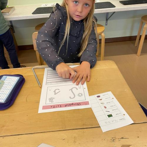 Buchstabenfestigung der ersten Klassen- 2024