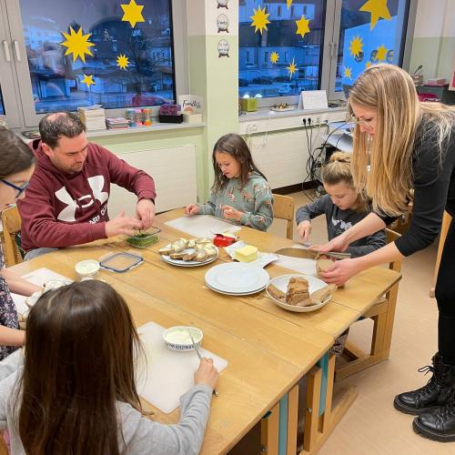Schulbuffet "Gesunde Schule"- 2B- Klasse- Jänner 2024