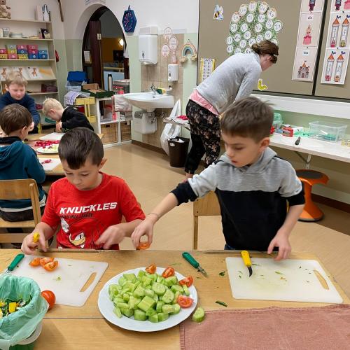 Schulbuffet "Gesunde Schule"- 2B- Klasse- Jänner 2024