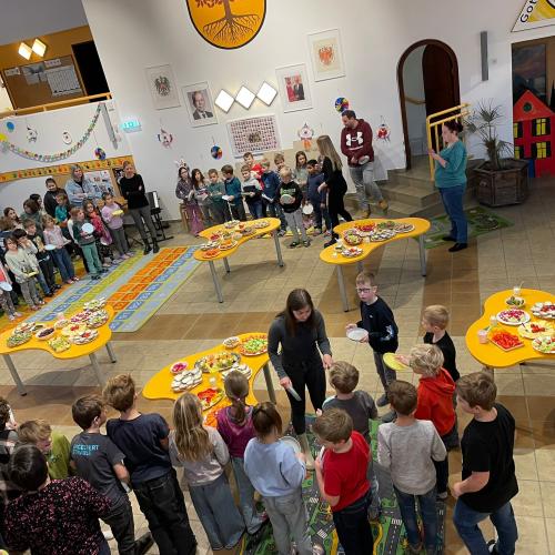 Schulbuffet "Gesunde Schule"- 2B- Klasse- Jänner 2024