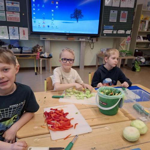 Schulbuffet "Gesunde Schule"- 2A Klasse- März 2025