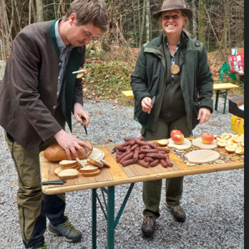Waldtag- 3. Klassen mit den Rotholzer Jägern 2025