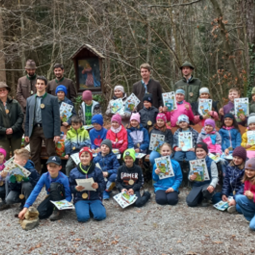 Waldtag- 3. Klassen mit den Rotholzer Jägern 2025