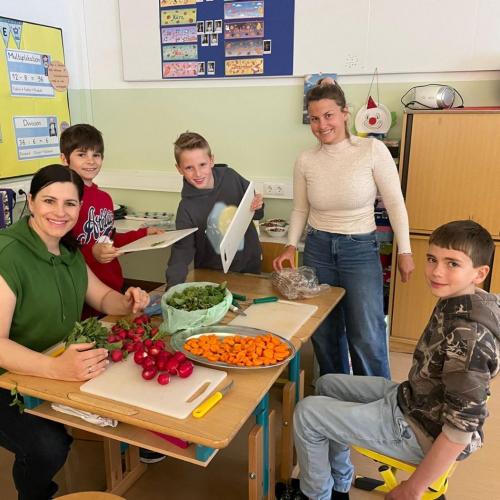 Schulbuffet "Gesunde Schule"- 14A Klasse- Mai 2025