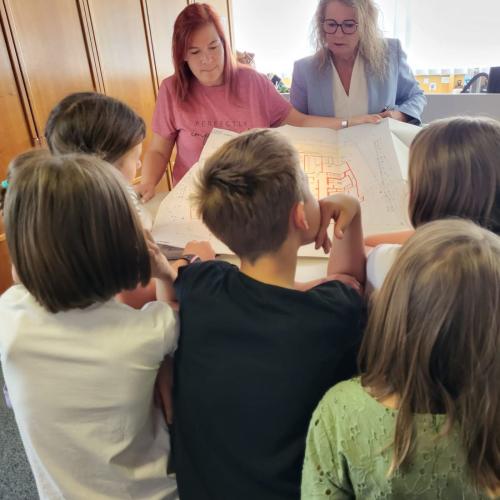 Besuch der 3. Klasse bei der Gemeinde und Bürgermeisterin Marion Wex 2025