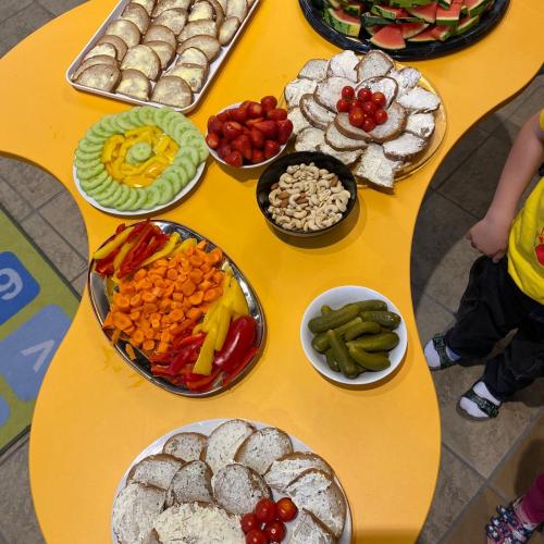 Schulbuffet "Gesunde Schule"- 1A Klasse-Mai 2025