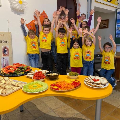 Schulbuffet "Gesunde Schule"- 1A Klasse-Mai 2025