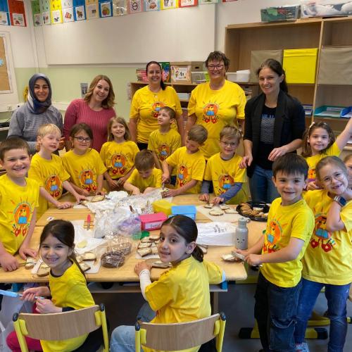 Schulbuffet "Gesunde Schule"- 1A Klasse-Mai 2025