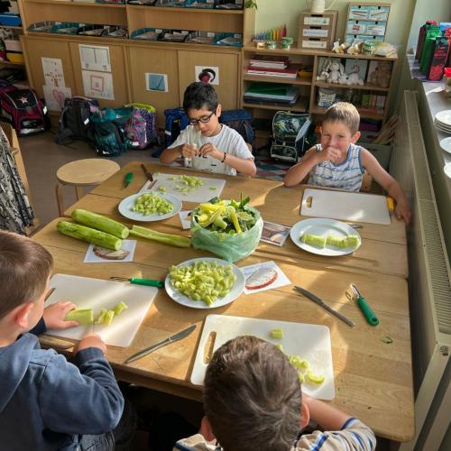Schulbuffet "Gesunde Schule"- 1B Klasse- Juni 2024