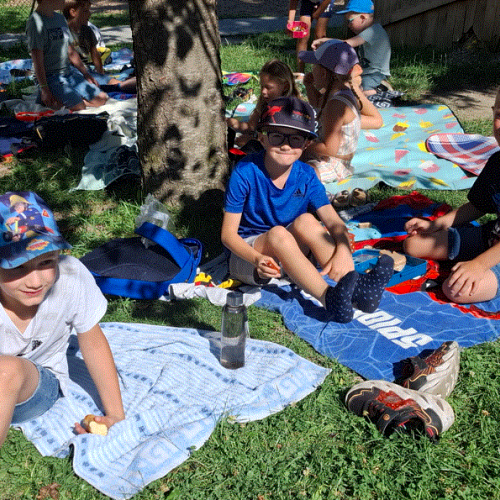 Picknick im Schulgarten- 2. Klassen- 2025