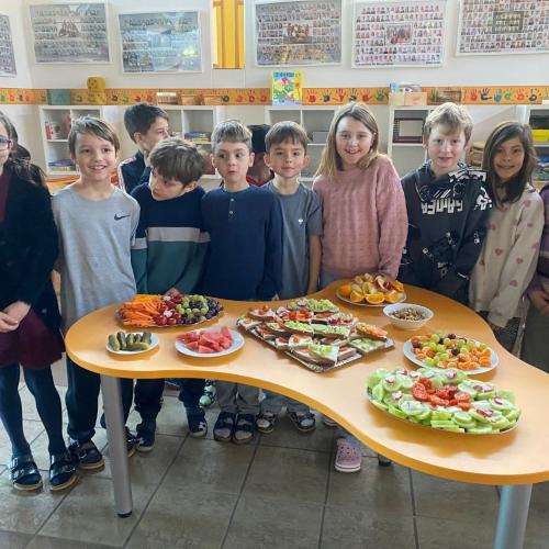 Schulbuffet "Gesunde Schule"- 3B Klasse- Februar 2026