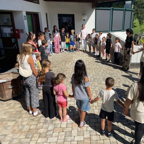 "Kindergartler" zu Besuch in der 4. Klasse- Juli 2026