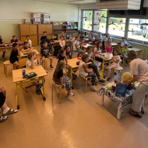 "Kindergartler" zu Besuch in der 4. Klasse- Juli 2026