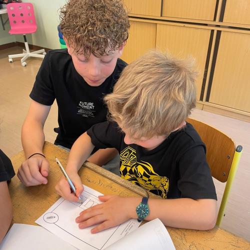 "Kindergartler" zu Besuch in der 4. Klasse- Juli 2026