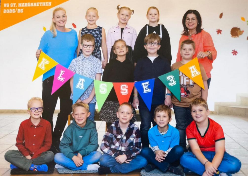 3A Klasse mit Heidrun Hochmuth und Michaela Troyer