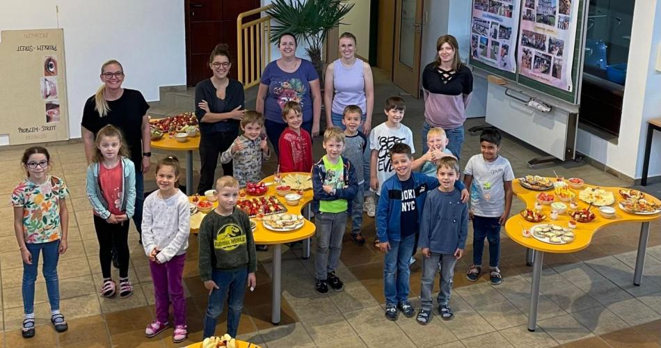 Schulbuffet "Gesunde Schule"- 1B Klasse- Juni 2024