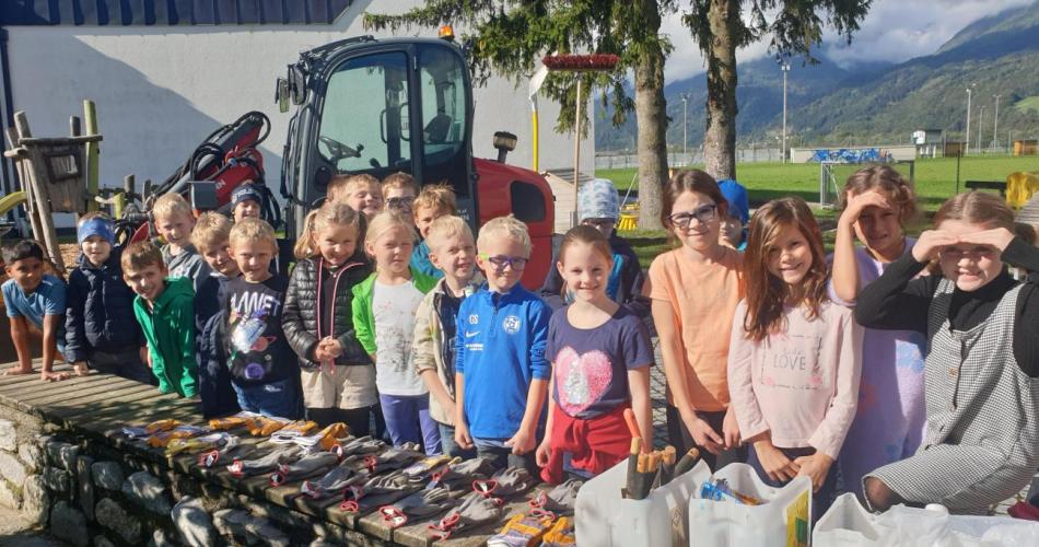 Ernte im Schulgarten 2024