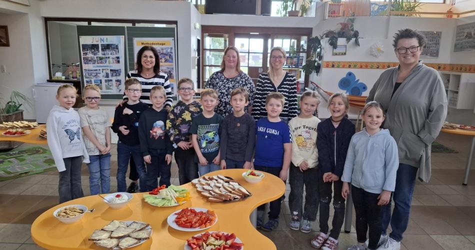 Schulbuffet "Gesunde Schule"- 2A Klasse- März 2025
