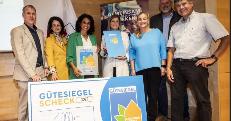 Gütesiegel "Gesunde Schule"- September 2025